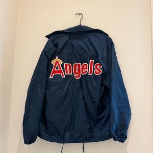 VINTAGE Angels Navy booster club Jacket